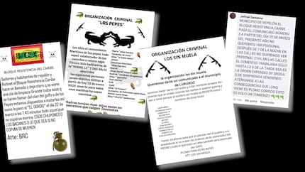 Panfletos: una herramienta que siembra el terror masivo