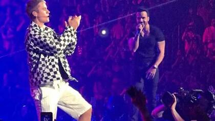 Luis Fonsi sorprende a fans cantando ‘Despacito’ en concierto de Justin Bieber