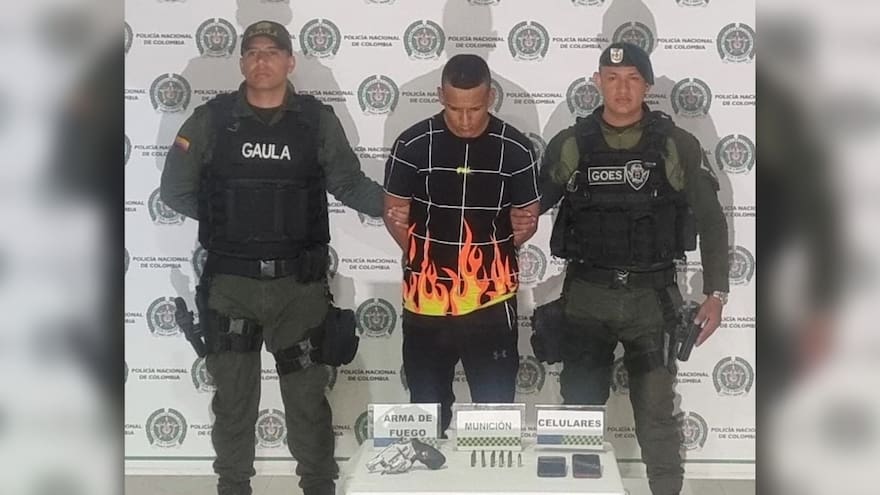 Sucre: capturan a presunto sicario de ‘Los Norteños’ en Sincelejo