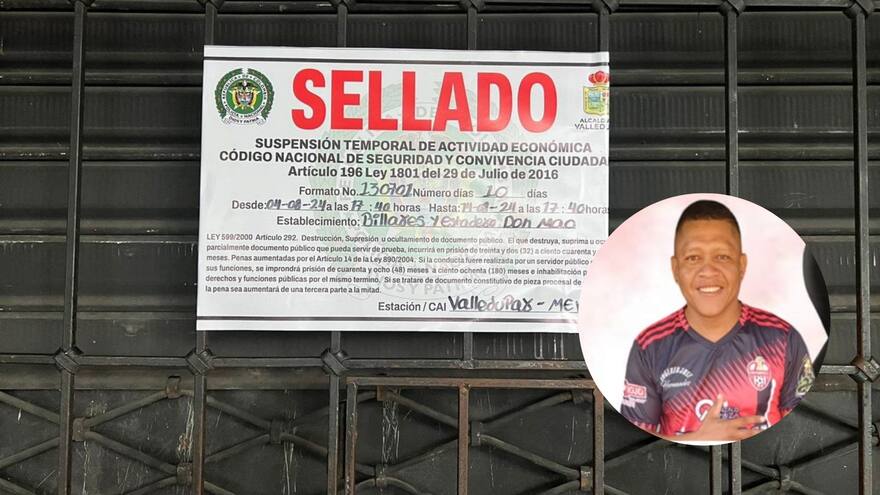 Cerraron estanco donde fue asesinado un hombre en Valledupar