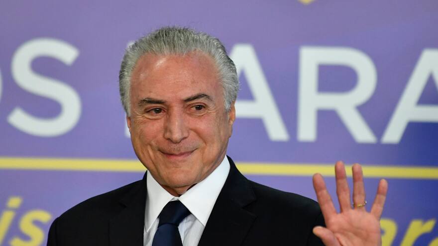 Temer se salva de un juicio, con claro respaldo de los diputados brasileños