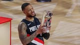 Damian Lillard conquista por tercera vez el concurso de triples