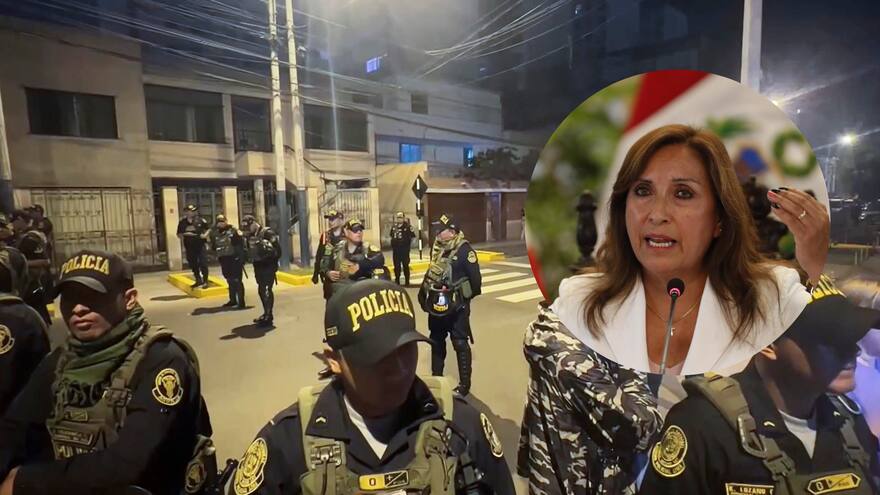 Policía y Fiscalía allanan casa de Dina Boluarte, presidenta de Perú