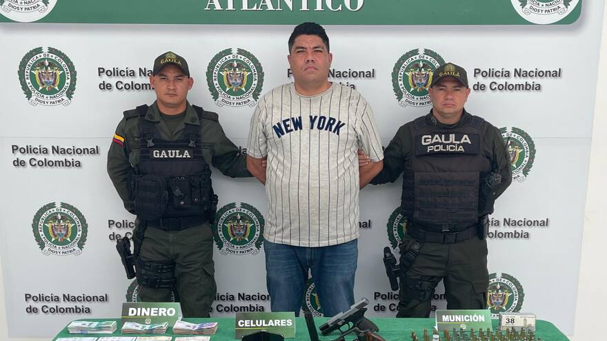 Cae presunto integrante de ‘Los Isleños’ tras cobrar extorsión en Sabanalarga