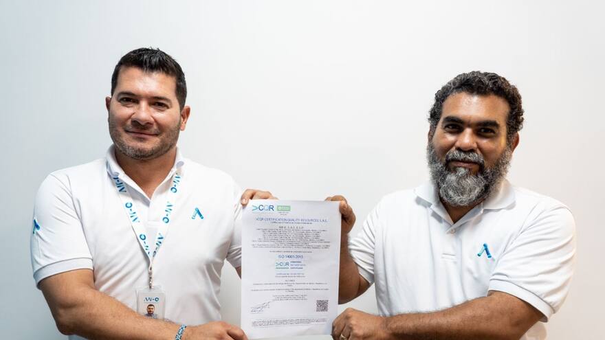Air-e recibió certificación en Gestión ambiental