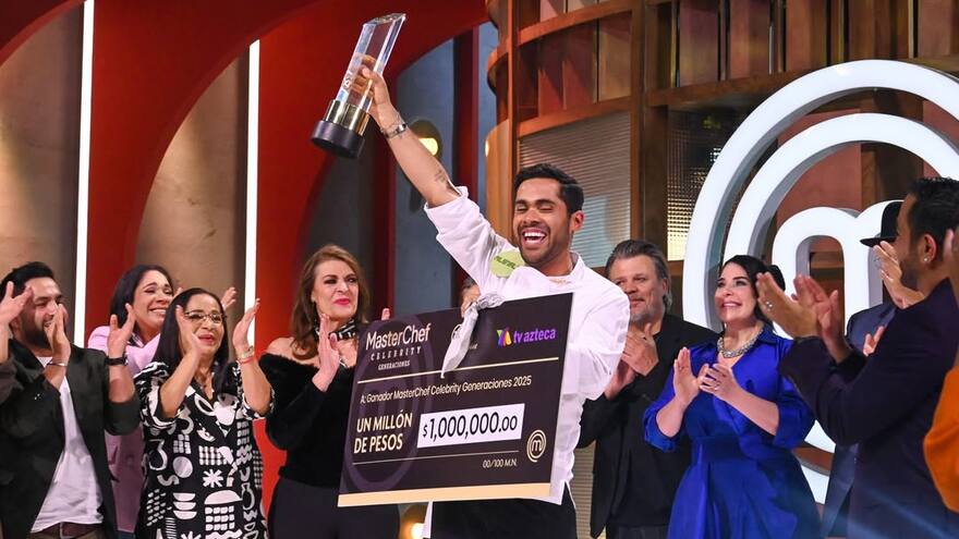 El ‘influencer’ Dani Valle, el nuevo ganador de ‘Masterchef celebrity México 2025’