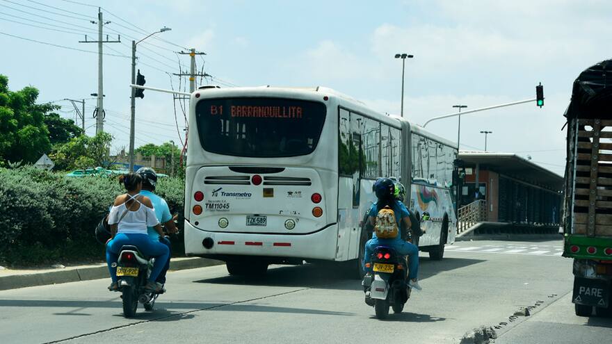 Nada que respetan el ‘solo bus’ en Soledad
