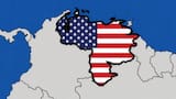 Donald Trump comparte una imagen del mapa de Venezuela pintado con la bandera de Estados Unidos