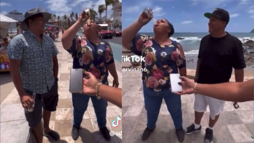 Mujer que toma una cerveza en cuatro segundos busca quién rompa su récord