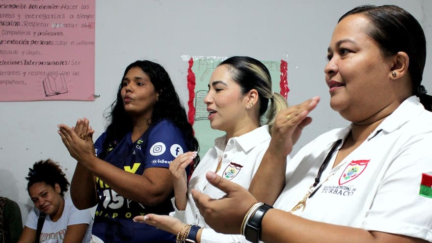 En Turbaco reciben a la comunidad sorda en las ‘aulas inclusivas’