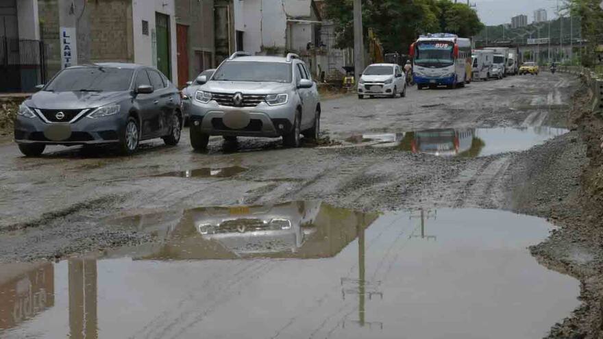 Continúan quejas por tramo 'intransitable' de la Circunvalar
