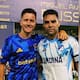 Falcao y Ander Herrera vivieron un emotivo encontraron durante partido amistoso entre Boca Juniors vs. Millonarios