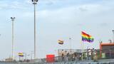 En imágenes | Banderas con el arcoíris ondean en el Malecón por día del Orgullo Gay