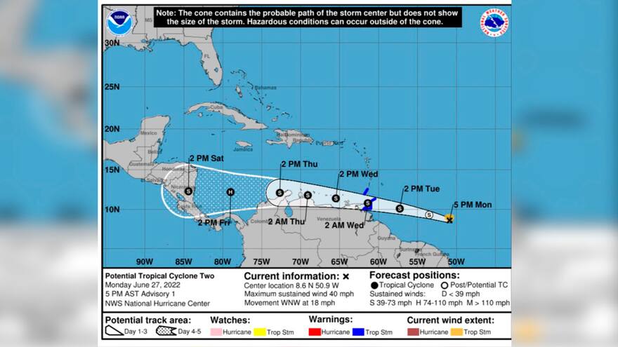 Lluvias en el Caribe: Ideam alerta por formación de tormenta tropical