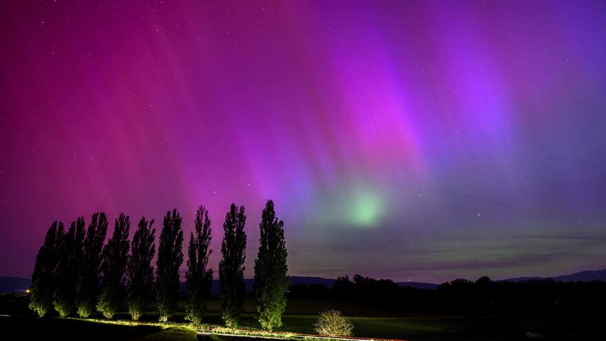 Auroras boreales: los cielos de Europa se iluminaron con inusual fenómeno