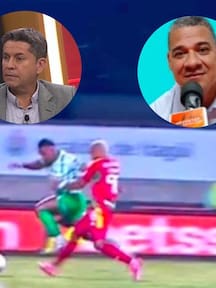 Analistas arbitrales hablan de la expulsión de Jermein Peña en Nacional-Junior: “Para mí no hay penal ni falta, no hay nada”