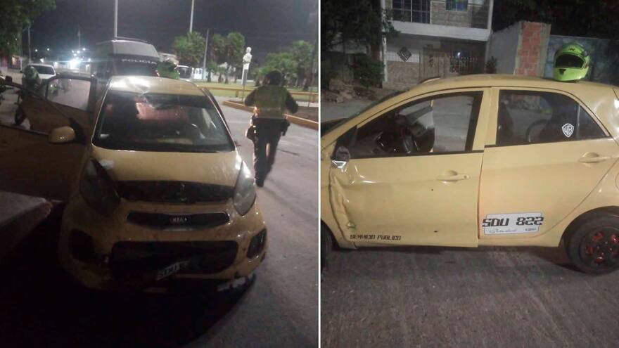 Tras persecución y tiroteo, policías recuperan un taxi robado