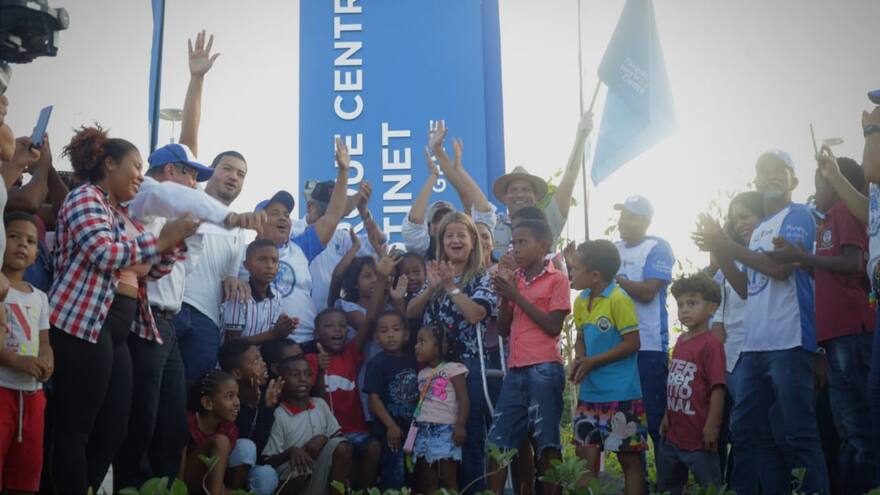 Gobernación del Atlántico entrega el Parque Central de Rotinet en Repelón