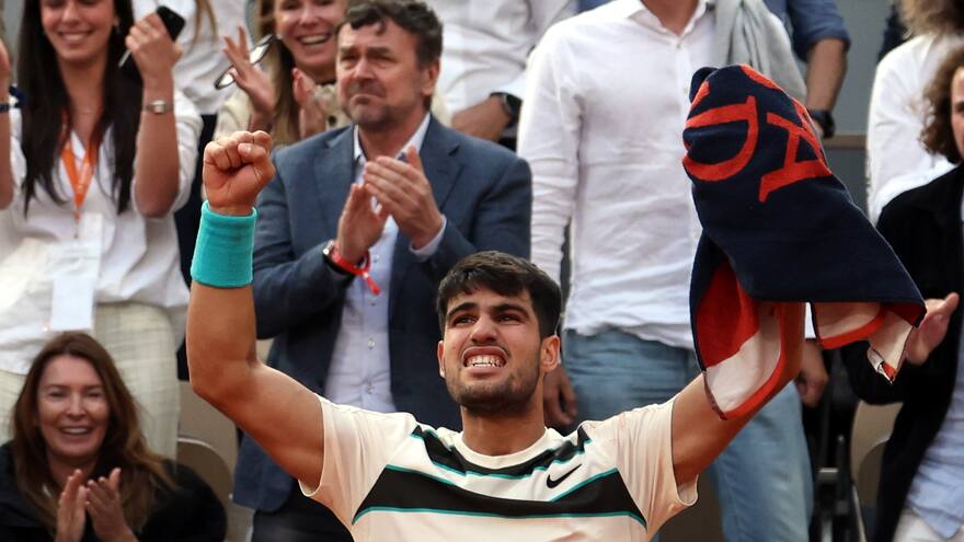 Alcaraz agradece al público de París: “Tuvo un papel importante en la victoria”
