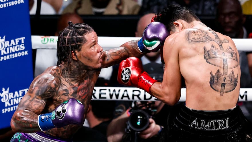 Gervonta Davis derrotó a Ryan García por nocaut en siete asaltos