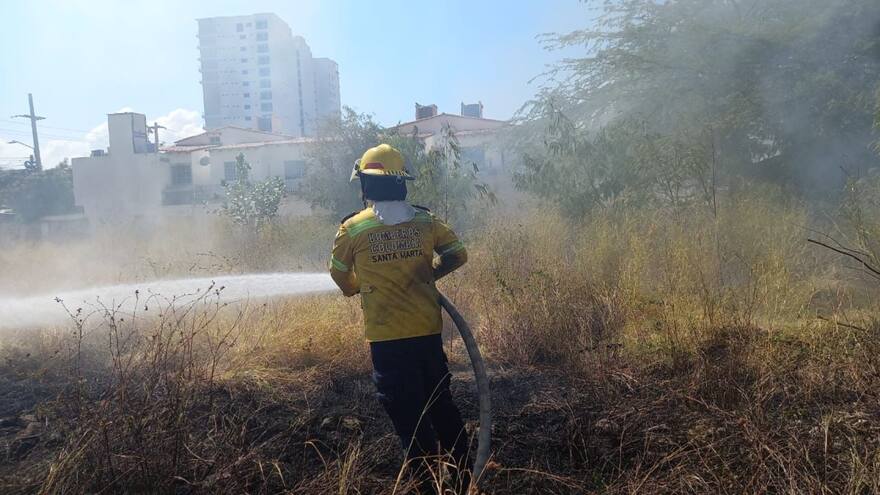 En Santa Marta se han presentado 81 incendios forestales en lo corrido del 2022