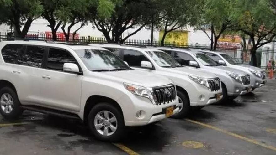 Robo masivo de camionetas de la UNP en Bogotá: encuentran seis