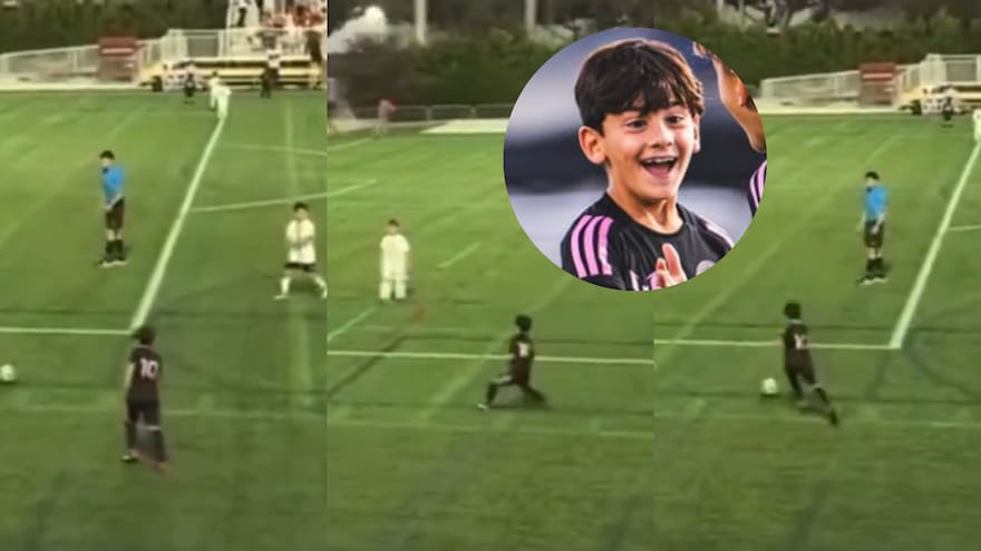Video: así fue el gol de tiro libre de Ciro, el hijo de Messi, en el Inter Miami Sub-8