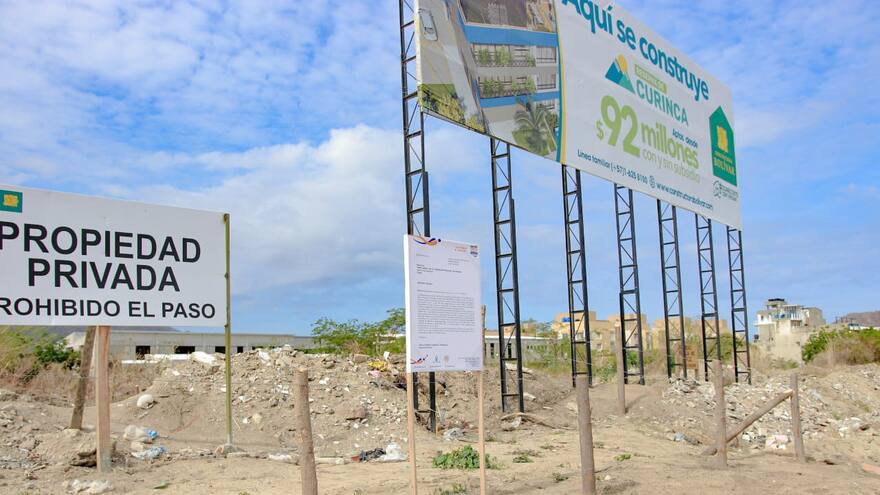 En Santa Marta ordenan cerrar lotes para que no terminen en basureros