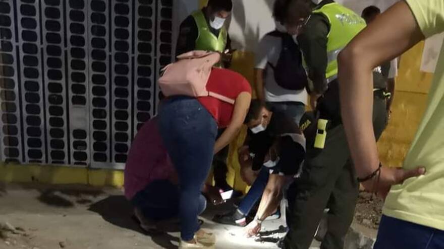 Arrojaron un petardo en el centro de Ciénaga