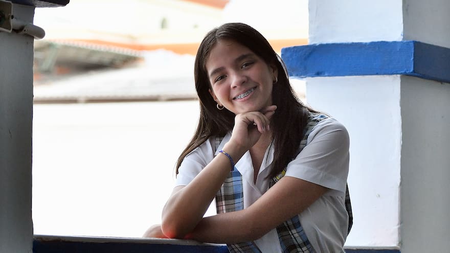 La barranquillera Camila Barros, una de las 25 niñas del país seleccionadas para viajar a la NASA