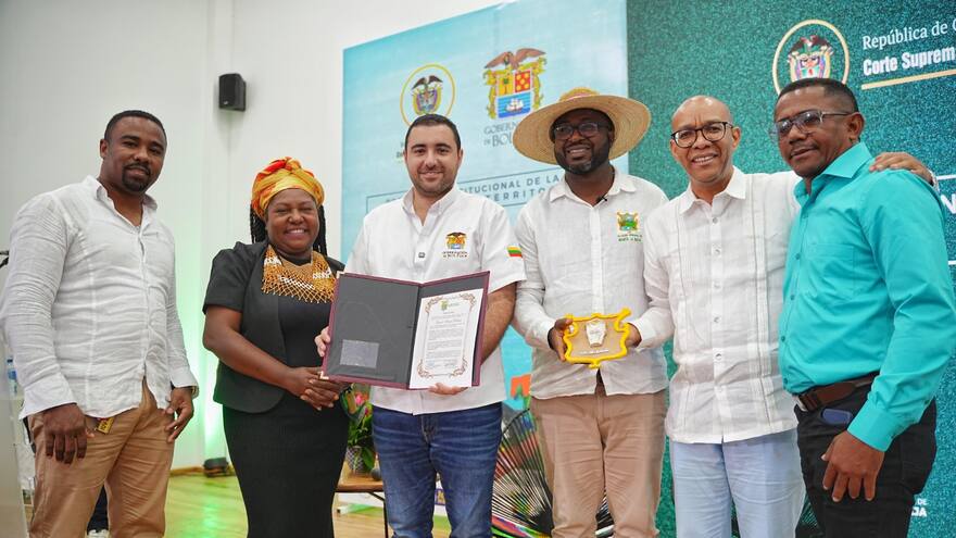 Presidente de la Corte Suprema de Justicia recorrió Mampuján y Palenque