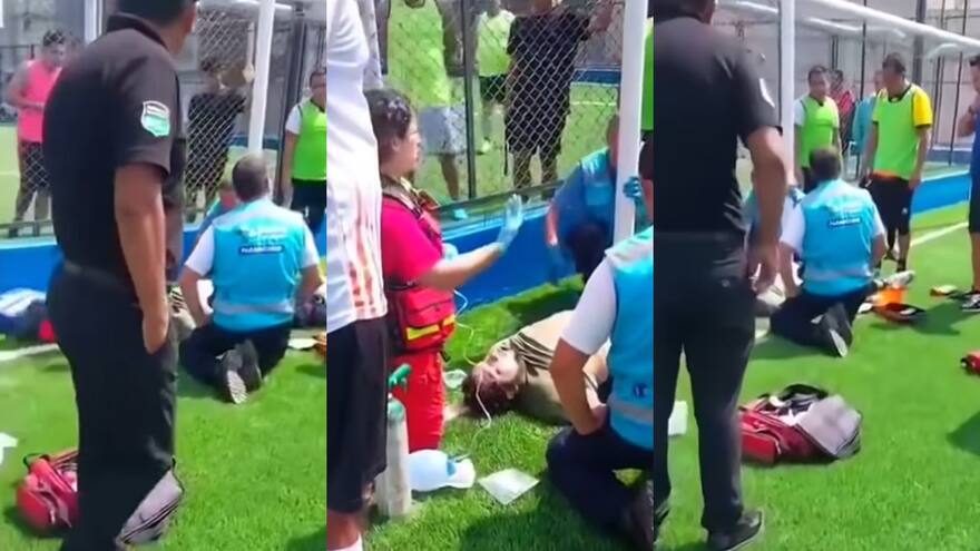 Joven murió al beber agua helada en medio de un partido de fútbol
