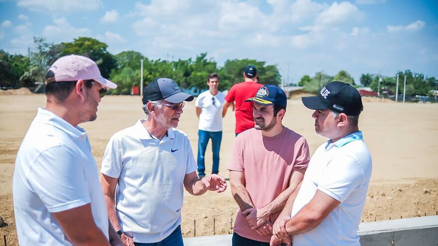 En Sabanagrande y Soledad avanzan obras de infraestructura deportiva