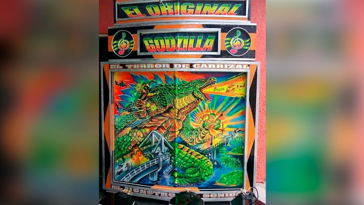 Con engaños se robaron el famoso picó ‘godzilla’