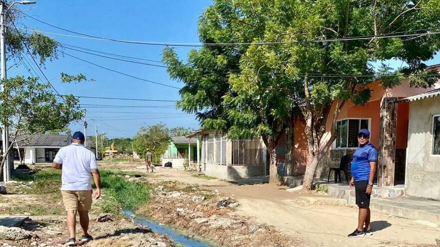 Supervisan obras de infraestructura en Palmar de Varela