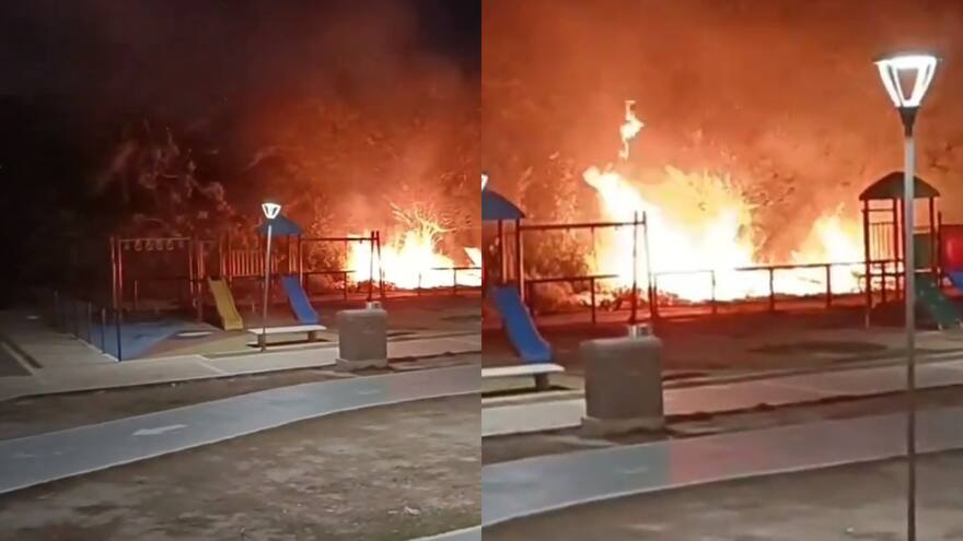 Así fue el incendio en Parques de Bolívar, etapa 2, de Santa Marta