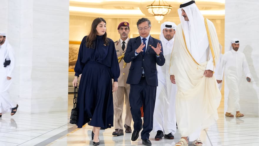 Presidente Petro propuso al emir de Catar que medie para “desescalar el conflicto con Trump”