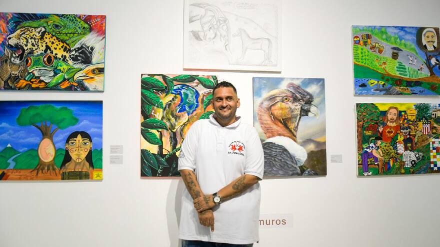 La pintura: arte que rompe barrotes y libera vidas