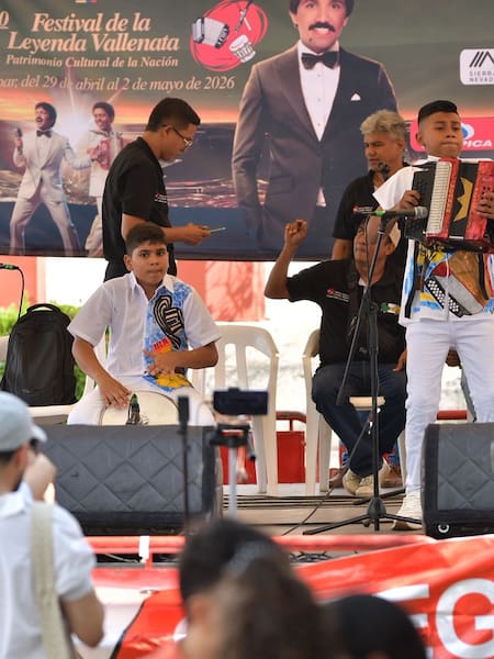 La disputa por la pelea en la categoría Acordeonero Infantil fue a todo dar