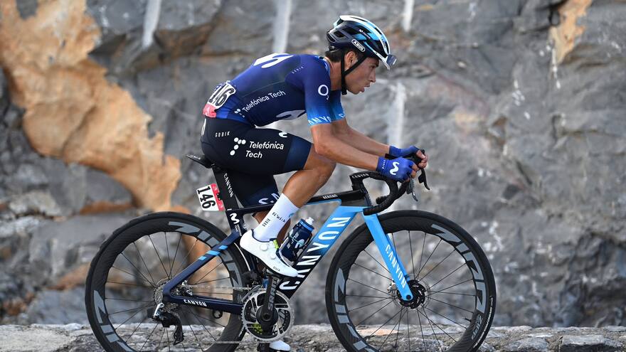 Así celebró su cumpleaños Einer Rubio en el Tour de los Emiratos Arabes