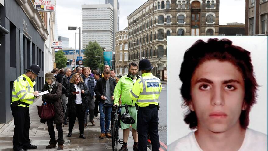 Policía británica identifica al tercer autor de atentado en Londres