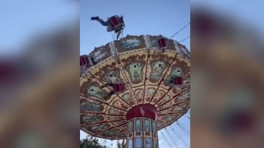 Video: mujer quedó en grave estado tras accidente en atracción mecánica de un parque de diversiones, en Brasil