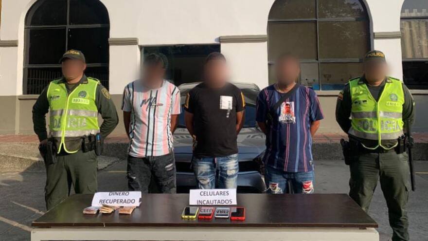 Capturados tras asaltar un casino en Montería, a uno le dio un infarto