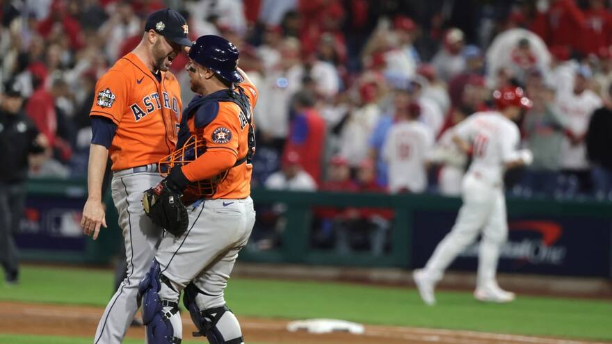 Astros 5, Filis 0: ¡‘no hitter’ en el cuarto juego de la Serie Mundial!
