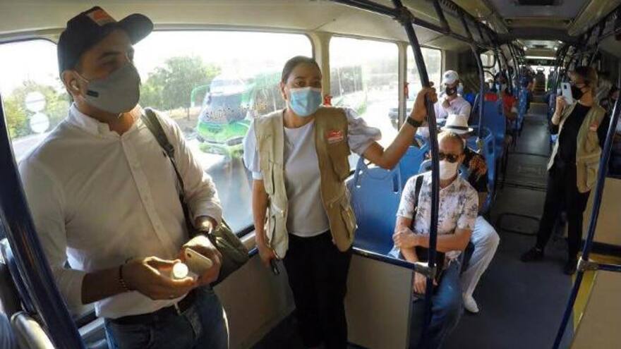 Pasajeros de Transcaribe viajan gratis en Cartagena por problemas en recaudo