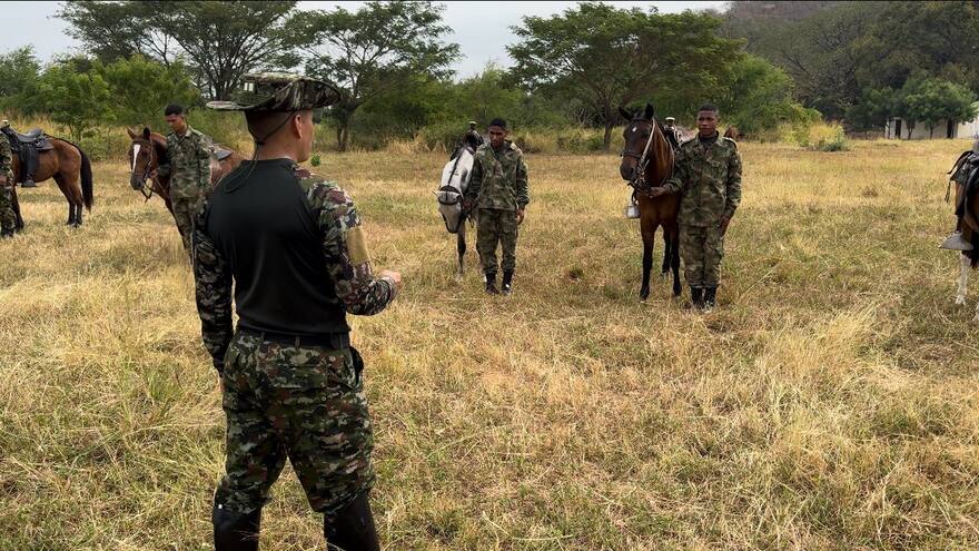 Pelotón de soldados de artillería montada reforzarán la seguridad en el Cesar