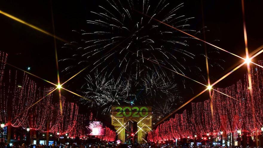 Así recibió el mundo el 2020