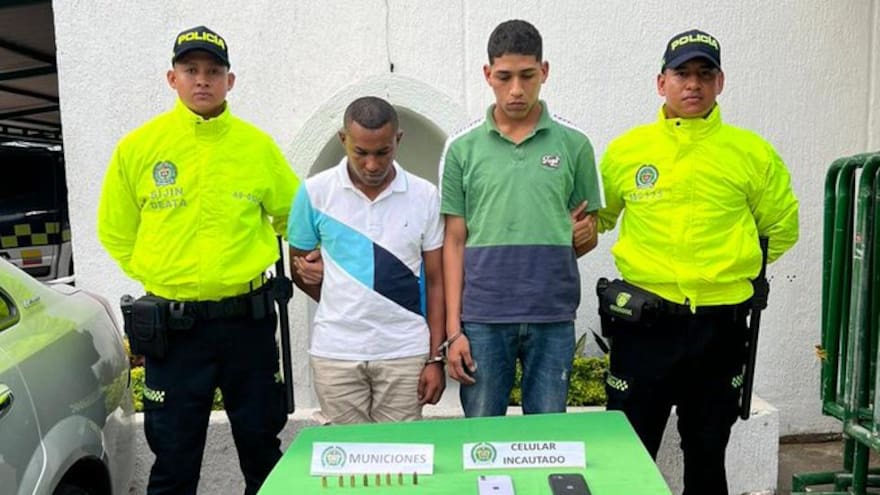 Atlántico: dos presuntos fleteros son capturados por la Policía en Sabanalarga