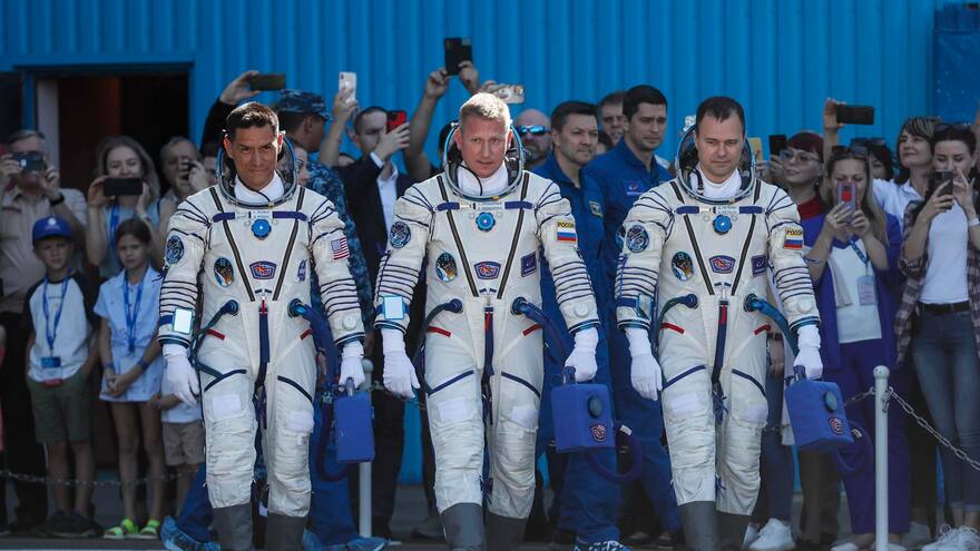 Nave rusa Soyuz MS-22 despega con astronauta hispano Frank Rubio rumbo a la Estación Espacial Internacional