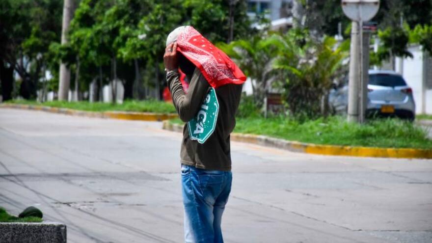 Sensación de calor en el Atlántico por paso transitorio de Polvo del Sahara